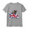 HapTiger Affenpinscher Maglietta - Dog Lover T-shirt for United Kingdom Fans - Cute Puppy Apparel