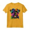 Colorato Affenpinscher, simpatico cucciolo amante dei cani, nero Maglietta - Design unico per gli amanti degli Affenpinscher e dei cani felici
