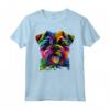 Colorato Affenpinscher, simpatico cucciolo amante dei cani, nero Maglietta - Design unico per gli amanti degli Affenpinscher e dei cani felici