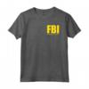 Camicia dell'FBI - Maglietta con Logo del Federal Bureau of Investigation - Ideale per Fan della Polizia Federale USA