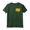 Camicia dell'FBI - Maglietta con Logo del Federal Bureau of Investigation - Ideale per Fan della Polizia Federale USA