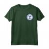 Mossad Israel Army Military Intelligence Spia Badge Maglietta - Maglietta con Menora in ebraico per Fan di Israele e Servizi Segreti