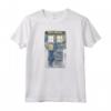 HapTiger Cosplay Tardis Distressed Time-Traveller - Maglietta Doctor Who Fantascienza - Regalo Perfetto per Whovian