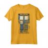 HapTiger Cosplay Tardis Distressed Time-Traveller Fantascienza Maglietta - Ideale per i Fan di Doctor Who - Regalo Originale per Compleanni e Vacanze