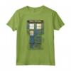 HapTiger Cosplay Tardis Distressed Time-Traveller Fantascienza Maglietta - Ideale per i Fan di Doctor Who - Regalo Originale per Compleanni e Vacanze