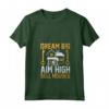 Donna Dream Big Aim High Sell Case Agente Immobiliare - Maglietta Collo a V per Broker - Ideale per Transazioni Immobiliari