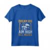 Donna Dream Big Aim High Sell Case Agente Immobiliare - Maglietta Collo a V per Broker - Ideale per Transazioni Immobiliari