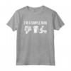 Maglietta I'm A Simple Man - Mediazione Case - Compravendita - Ideale per Agenti Immobiliari - Regalo di Compleanno o Natale