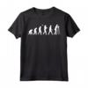 Evoluzione Geometri - Umoristico Tee Shirt per Misurazioni Gag - Regalo Maglietta per Commercialisti e Agenti Immobiliari
