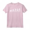 Evoluzione Geometri - Umoristico Tee Shirt per Misurazioni Gag - Regalo Maglietta per Commercialisti e Agenti Immobiliari