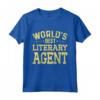 Miglior Agente Letterario del Mondo - Divertente Maglietta per Agenti Letterari - Regalo Professionale per Compleanno o Natale