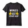Miglior Agente Letterario al Mondo - Maglia a Manica Lunga per Agenti Letterari - Regalo Divertente e Professionale per Compleanni e Natale