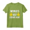 Miglior Agente Letterario al Mondo - Maglia a Manica Lunga per Agenti Letterari - Regalo Divertente e Professionale per Compleanni e Natale