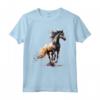 Cavallo con Stampa Animalier - Maglietta per Amanti degli Animali - Ideale per Regali Speciali