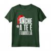 Anche a te e famiglia - Frase Ironica e Divertente sul Natale - Maglietta con Meme HapTiger - Regalo Divertente per Natale