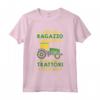 Bambino Mi Piacciono I Trattori - Autista Di Trattore Ragazzo Maglietta per Amanti della Vita di Campagna - Ideale come Regalo per Bambini Agricoltori in Erba