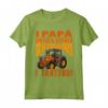 Scritta Divertente Papà Agricoltore Trattore - I Papà Migliori Guidano i Trattori - Maglietta Art per Regalo Festa del Papà