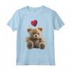 Maglietta con Orsacchiotto e Cuore - Perfetta per Amanti degli Orsacchiotti - Acquista Online Maglietta Divertente Orsacchiotto