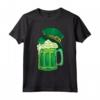 Birra Verde Irlandese con Cappello San Patrizio - Maglietta Divertente per la Festa di San Patrizio - Regalo per Amanti della Birra e della Cultura Irlandese