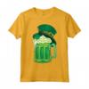 Birra Verde Irlandese con Cappello San Patrizio - Maglietta Divertente per la Festa di San Patrizio - Regalo per Amanti della Birra e della Cultura Irlandese