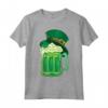 Birra Verde Irlandese con Cappello San Patrizio - Maglietta Divertente per la Festa di San Patrizio - Regalo per Amanti della Birra e della Cultura Irlandese