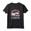 Donna Camping Divertente - Regina Del Camper - Maglietta Camperista per Amanti del Campeggio in Roulotte