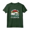 Donna Camping Divertente - Regina Del Camper - Maglietta Camperista per Amanti del Campeggio in Roulotte