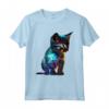 Gatti Stampa Animale Gatto Motivo Art Cat Maglietta - Ideale per Amanti dei Gatti e degli Animali - Regalo Speciale per Amici e Familiari