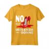 Maglia No Violenza Contro le Donne - T-shirt No Violenza di Genere per Sensibilizzare e Mostrare Solidarietà - Giornata Internazionale per l'Eliminazione della Violenza contro le Donne