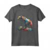 Bear Mountains - Orso Colorato con Animali Selvatici Maglietta per Amanti degli Animali - Ideale come Regalo per Familiari e Bambini