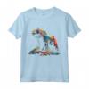 Bear Mountains - Orso Colorato con Animali Selvatici Maglietta per Amanti degli Animali - Ideale come Regalo per Familiari e Bambini