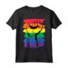 Orgoglio Mese Merch LGBT Rainbow Fist LGBTQ Gay Pride Maglietta - Love is Love - Ideale per dichiarare l'autodeterminazione sessuale e promuovere l'uguaglianza