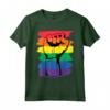 Orgoglio Mese Merch LGBT Rainbow Fist LGBTQ Gay Pride Maglietta - Love is Love - Ideale per dichiarare l'autodeterminazione sessuale e promuovere l'uguaglianza