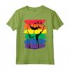 Orgoglio Mese Merch LGBT Rainbow Fist LGBTQ Gay Pride Maglietta - Love is Love - Ideale per dichiarare l'autodeterminazione sessuale e promuovere l'uguaglianza