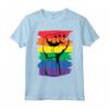 Orgoglio Mese Merch LGBT Rainbow Fist LGBTQ Gay Pride Maglietta - Love is Love - Ideale per dichiarare l'autodeterminazione sessuale e promuovere l'uguaglianza