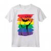 Orgoglio Mese Merch LGBT Rainbow Fist LGBTQ Gay Pride Maglietta - Love is Love - Ideale per dichiarare l'autodeterminazione sessuale e promuovere l'uguaglianza