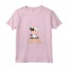 Donna Design Carino Mucca - Maglietta con Collo a V per Amanti delle Mucche e Agricoltori - Fiori di Margherita