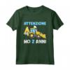 Bambino Regalo Di Secondo Compleanno - Ho 2 Anni Escavatore Cantiere Maglietta per Bambini Amanti dei Trattori - Idea Regalo Divertente per Natale