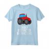 Figlio di un Trattore Agricolo Facilmente Distrattibile - Maglietta Divertente per Bambini Amanti dei Trattori - Regalo di Compleanno Ideale