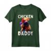 Chicken Daddy Polli Papà Agricoltore Allevatore di Pollame - Maglietta Uomo con Citazioni e Galli