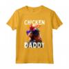 Chicken Daddy Polli Papà Agricoltore Allevatore di Pollame - Maglietta Uomo con Citazioni e Galli