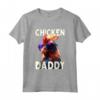 Chicken Daddy Polli Papà Agricoltore Allevatore di Pollame - Maglietta Uomo con Citazioni e Galli