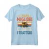 I Papà Migliori Guidano i Trattori - Maglietta per Compleanni e Natale - Regalo Ideale per Papà Appassionato di Trattori