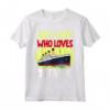 Just A Boy Who Loves Titanic - Titanic Ship Lover Boys Kids Maglietta - Ideale per Natale e Amanti delle Navi