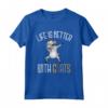 Life is Better with Goats - Amante degli Animali Agricoltura Divertente Dabbing Capra Maglietta - Ideale per Contadini e Appassionati di Agricoltura