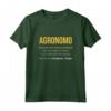 Agronomo Definizione | HapTiger Maglietta - Idea Regalo Divertente per Agronomo Uomo e Donna - Perfetta per Compleanno e Altre Occasioni