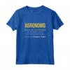 Agronomo Definizione | HapTiger Maglietta - Idea Regalo Divertente per Agronomo Uomo e Donna - Perfetta per Compleanno e Altre Occasioni