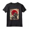 Guerriero Samurai Giapponese - Codice Bushido, Spadaccino Vintage Maglietta - Design Vintage con Katana
