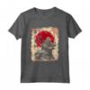 Guerriero Samurai Giapponese - Codice Bushido, Spadaccino Vintage Maglietta - Design Vintage con Katana