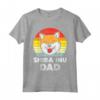 Shiba Inu Retro Sunset Japanese Akita Dog Lover Owner Gift Maglietta - Unique Birthday, Father's Day, or Christmas 2020 Present for Dog Enthusiasts